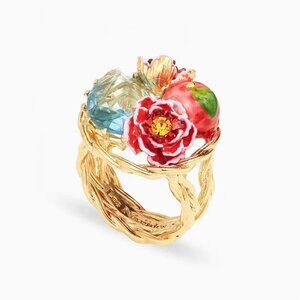 Les NEREIDES POMEGRANATE ring